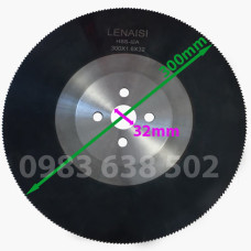 Lưỡi cắt inox không bavia 300x32 dạng đĩa tròn