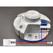 Công tắc cảm biến radar vi sóng thông minh M002 loại tròn gắn trần nổi